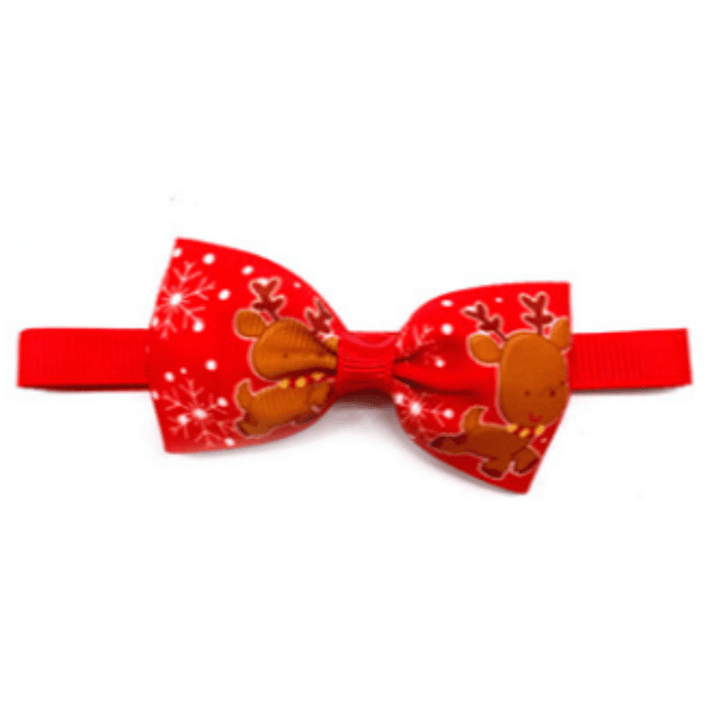 Assorted Christmas Bow Ties for Small Dog or Cat Edmonton Dog Apparel Poochie Moochie Poochie Moochie Pet Store West Edmonton