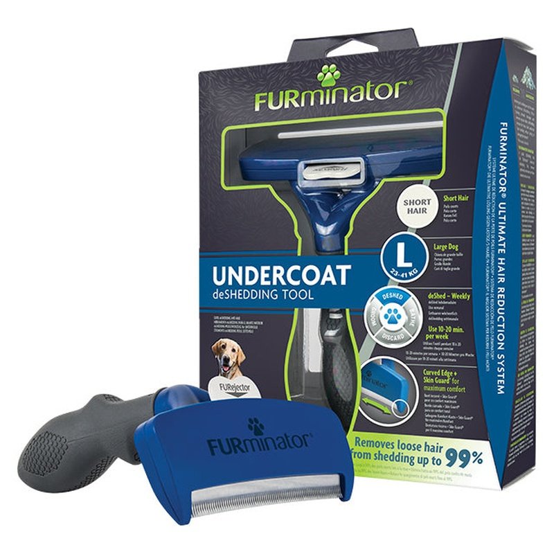 Furminator Short Hair DeShedding Tool for Large Dogs