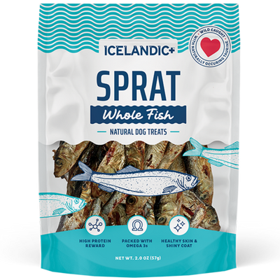 Icelandic+ Dog Whole Fish Sprats 2oz