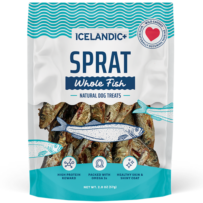 Icelandic+ Dog Whole Fish Sprats 2oz