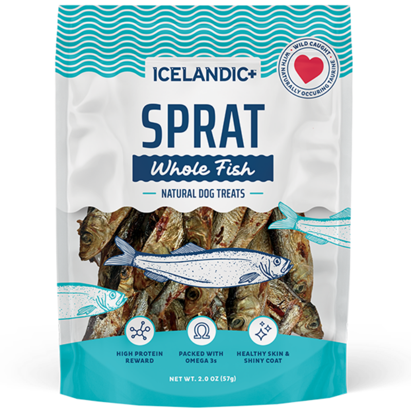 Icelandic+ Dog Whole Fish Sprats 2oz