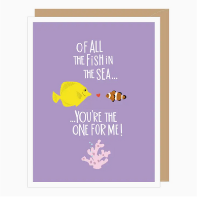 Valentine's Card - Fish