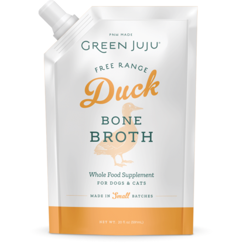 Green Juju Dog/Cat Bone Broth Duck 20oz