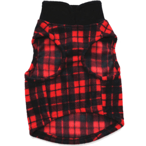 Polar Fleece Plaid Vest