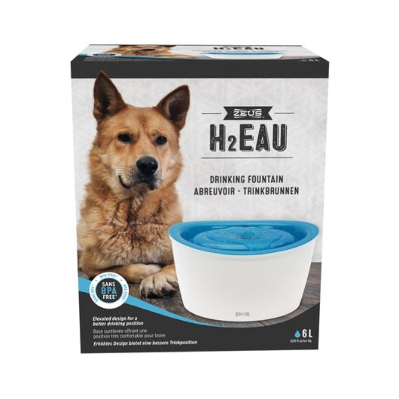 Zeus H2EAU Dog Drinking Fountain 6L