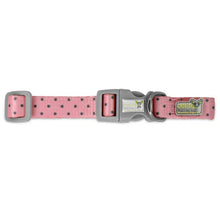 Deki Petite Dog Collar Pink w/Dots