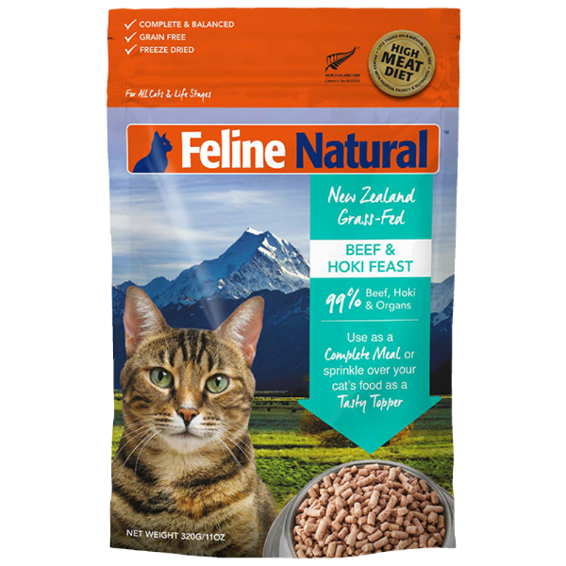 Feline Natural Beef & Hoki Feast Freeze Dried 11oz