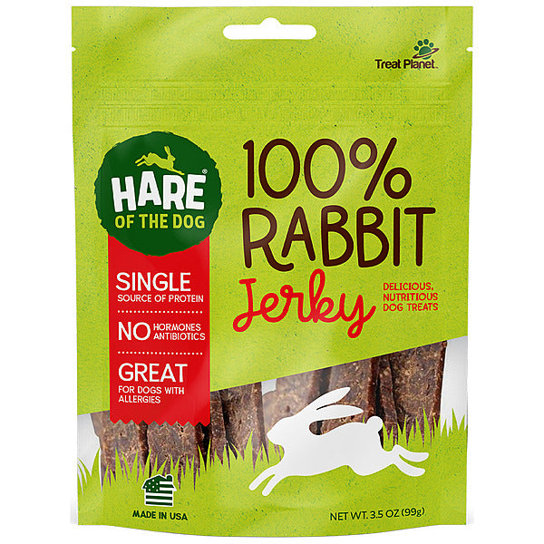 Hare of the Dog Rabbit Jerky 3.5 OZ