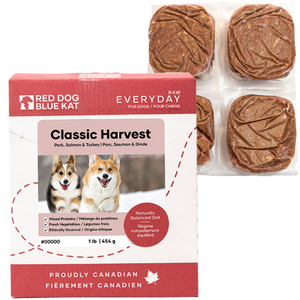 Red Dog Blue Kat Dog Everyday Raw Classic Harvest 4x.25 - 1lb