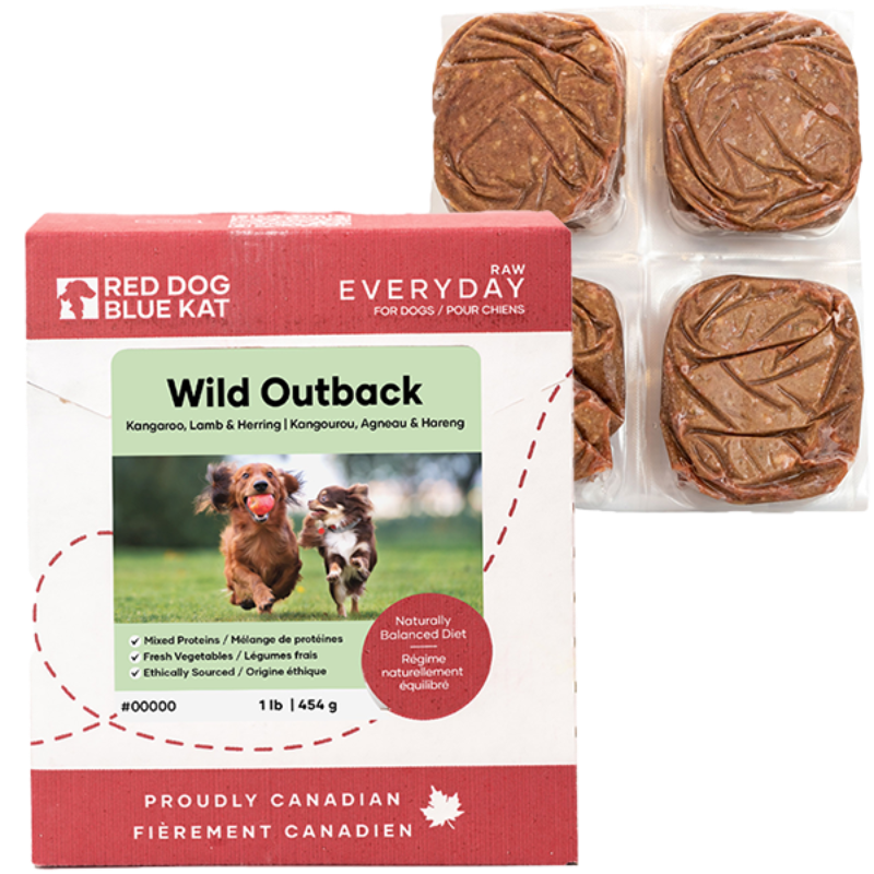 Red Dog Blue Kat Dog Everyday Raw Wild Outback 1lb