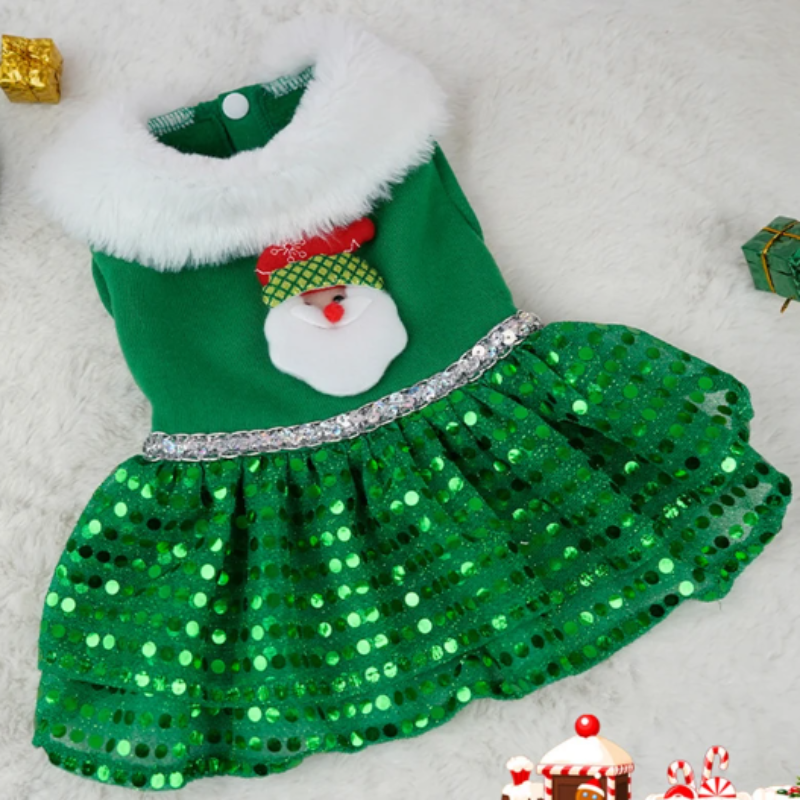 Sequin santa clearance dress