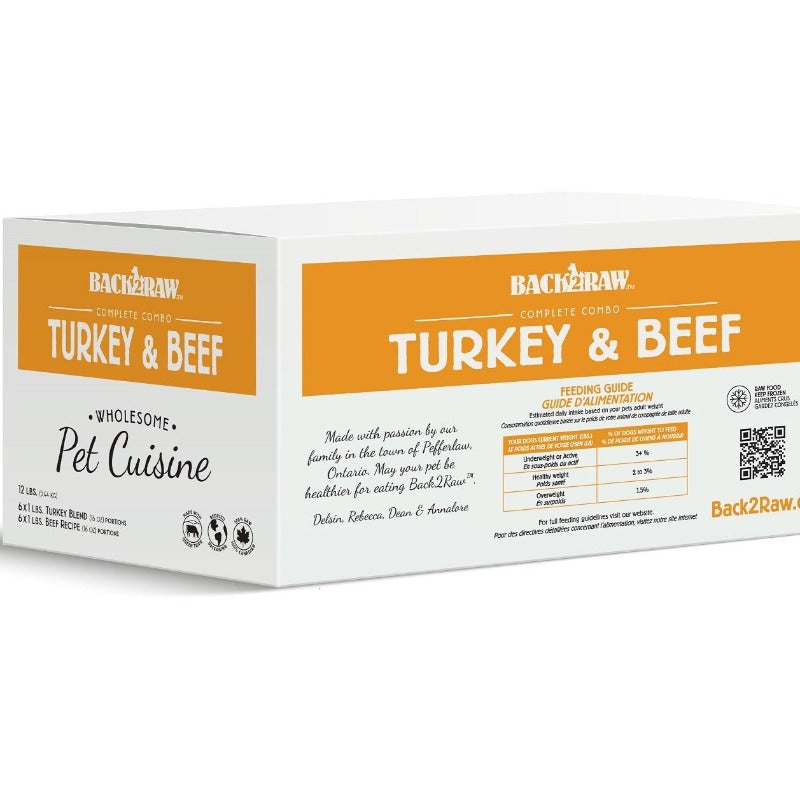 Back2Raw Complete Combo Turkey & Beef Blend 12lb