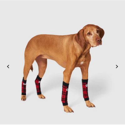 Canada Pooch Work It Warmers - Red Plaid