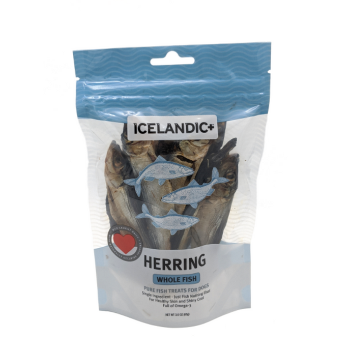 Icelandic+ Dog Whole Fish Herring 3 oz