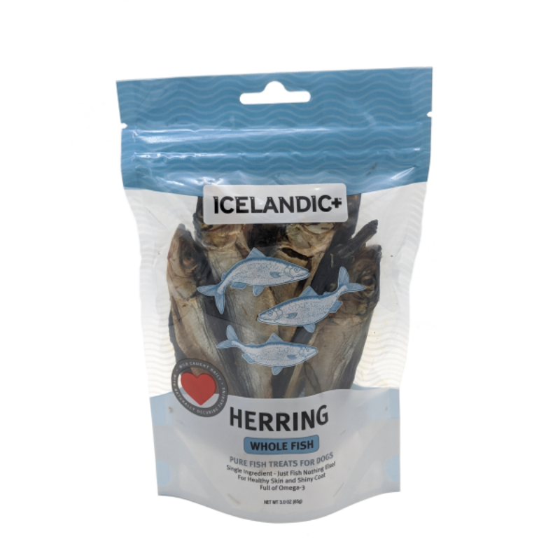 Icelandic+ Dog Whole Fish Herring 3 oz