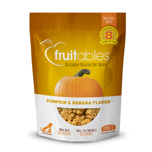 Fruitables Dog Pumpkin & Banana Crunchy Treats 198g