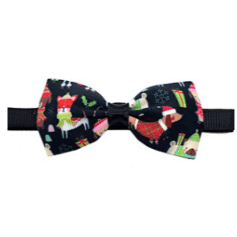 Dog christmas outlet bow