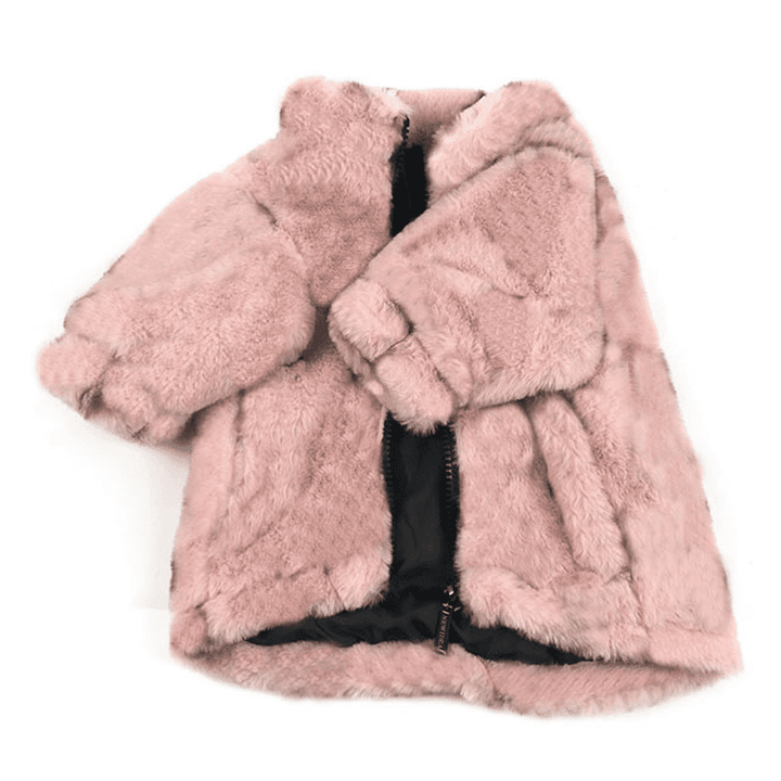 Luxury Faux Fur Coat - 2 colors – Poochie Moochie Pet Store West Edmonton