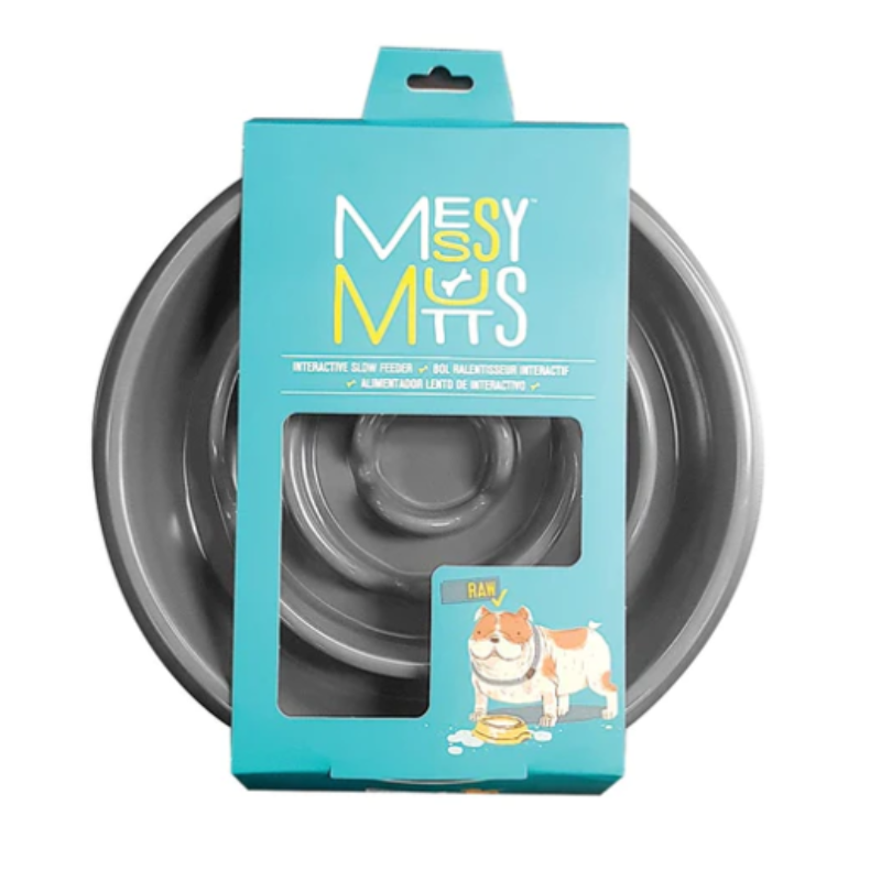 Messy Mutts Melamine Slow Feeder Bowl – Poochie Moochie Pet Store West ...