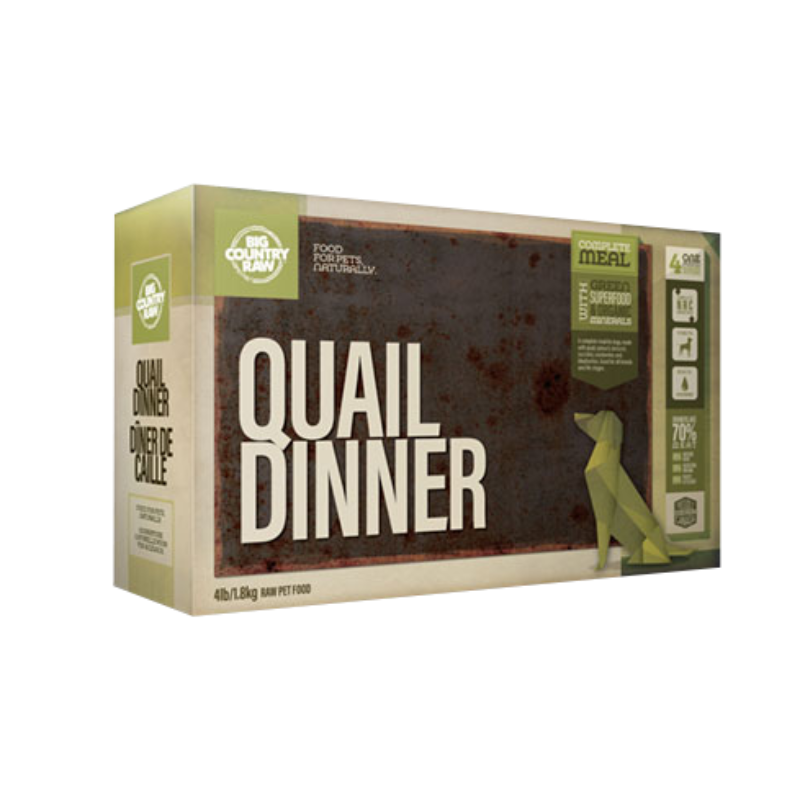 Quail Dinner Carton 4LB