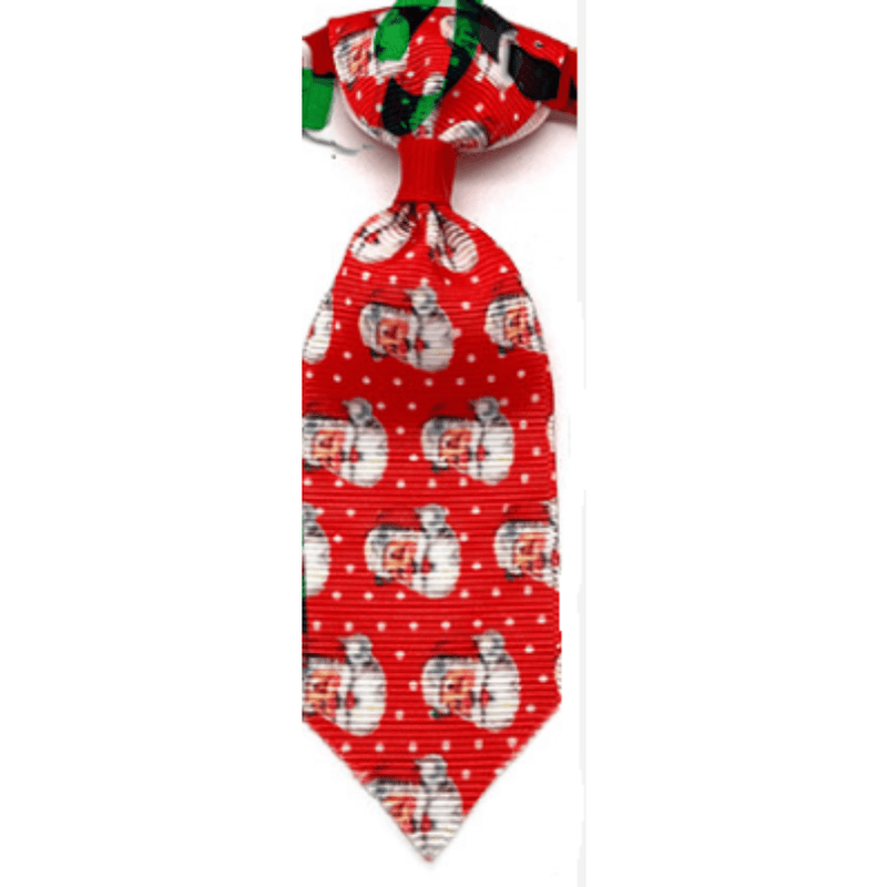 Dog 2025 christmas tie