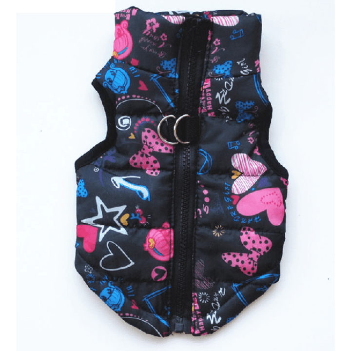 Graphic Puffer Vest